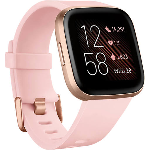 Fitbit FB507RGPK Versa 2 Health and Fitness Smartwatch - Copper Rose