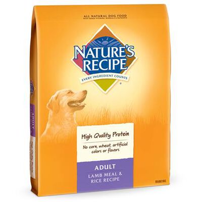 Nature's Recipe Adult Lamb Meal & Rice Dry Dog Food 30 lb