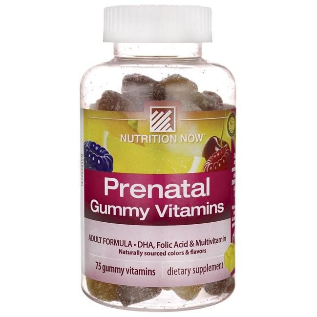 Nutrition Now Prenatal Gummy Vitamins 75 Gummies Prenatal Vitamins