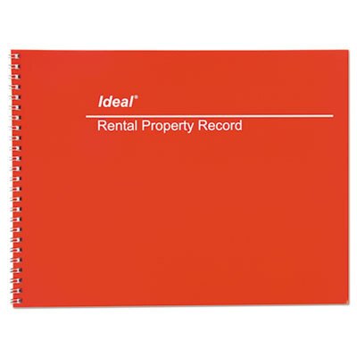 Rental Property Record Book, 8 1/2 x 11, 60-Page Wirebound Book M2512
