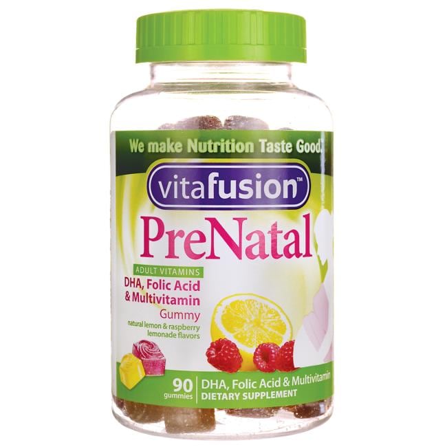 Vitafusion Prenatal - Lemon & Raspberry Lemonade 90 Gummies Prenatal Vitamins