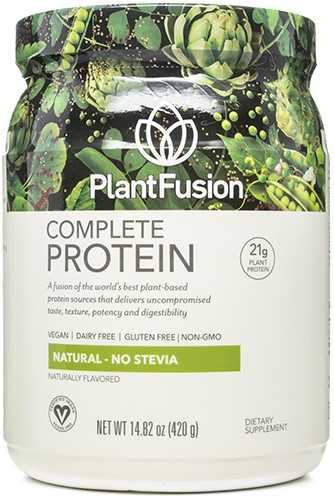 Complete Plant Protein Natural 14.82 oz, powder by PlantFusion
