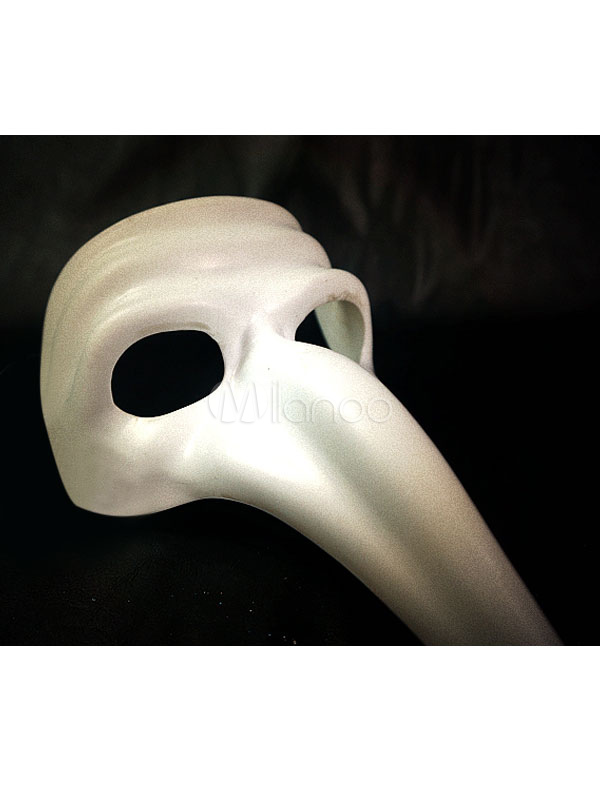 Halloween White The Plague Doctor Mask Costume Accessories Halloween