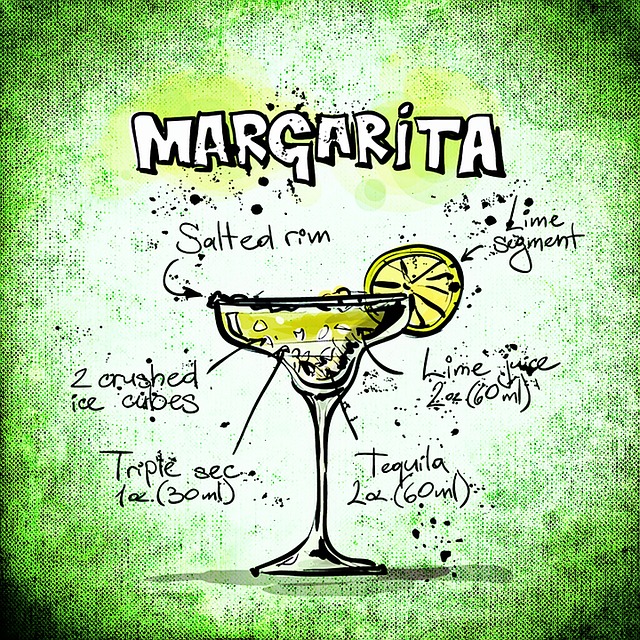 margarita, cocktail, drink