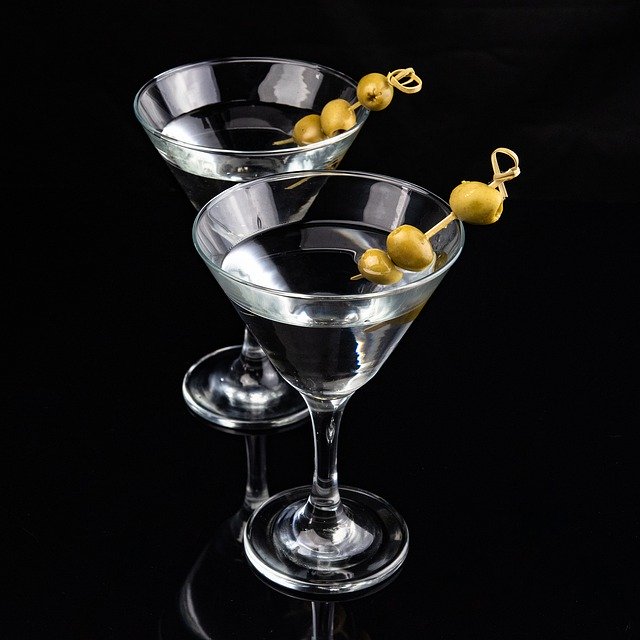 martini, cocktail, alcohol