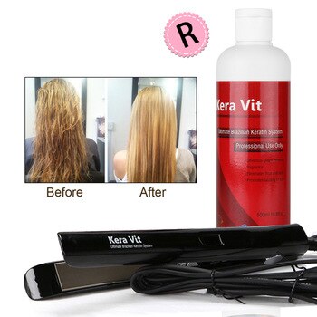 Grape Hair Keratin Treatment With 12% Formalin Straighten and Repair Resistant Curly Hair Care Products With Free Flat Iron