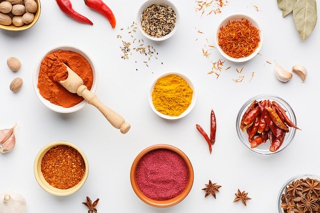 ingredients, spices