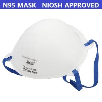 20 Pcs N95 Masks with NIOSH Approval Protective Respirator Anti Dust Face Mask Reuseable Mascarillas Tapabocas