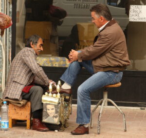 Shoeshine box