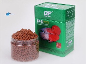 Ornamental fish feed for Flower horn head up fish food OF FH-G1 500g professional protruding head