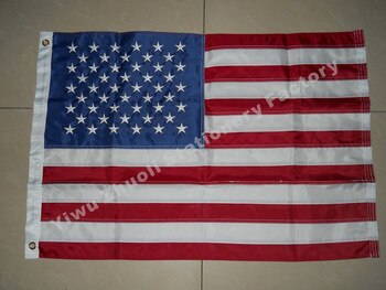 American Embroidery Flag 450X300cm (15x10FT) 2500g High Quality Free Shipping Sewn Stripes Nylon USA US EMBROIDERED STARS