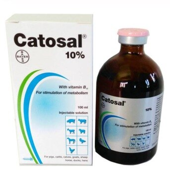 CATOSAL 10% VITAMIN B12 100ml Cyanocobalamin Butaphosphan Bovine Dog Pig Metabolism Booster