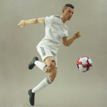 Collectible 1/6 Scale Football Star Action Figures RONALDO Doll Soccer Club 30cm High Model Display Souvenir Gifts