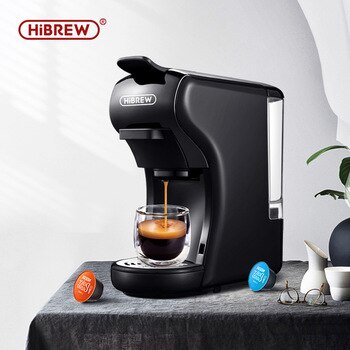 HiBREW expresso coffee machine capsule espresso machine, pod coffee maker Dolce gusto nespresso powder multiple capsule H001