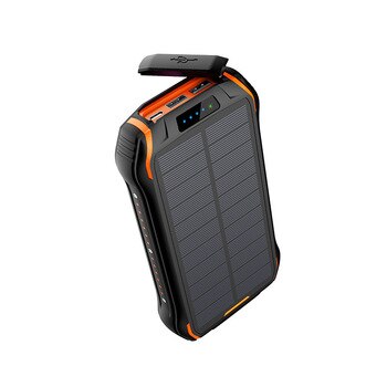 Solar Power Bank QI 3.0 Waterproof Powerbank Battery Poverbank Portable Charger LED LCD for 26800mah Sola Supply