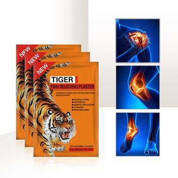 75bags=300pcs/lot Tiger Pain Relieving Plaster Chinese Herbal Shoulder Pain Killer Patch