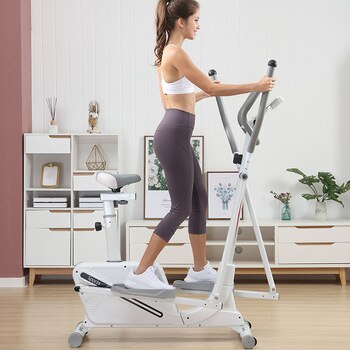 Adult stepping elliptical machine home magnetic control sp ace walker small stepper indoor mute treadmill removable