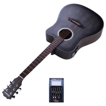 41 Inch Folk Guitar Picea Asperata Electric Box Guitar Mahogany Acoustic Guitar 6 String Concert Guitar with PickupAGT201