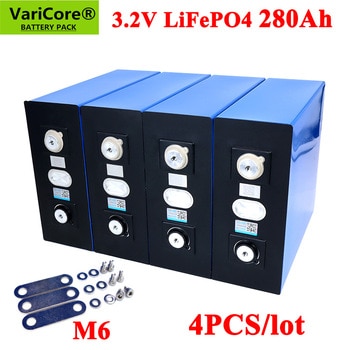 4PCS VariCore 3.2V 280Ah lifepo4 battery DIY 12V 280AH Rechargeable battery pack for Electric car RV Solar Energy storage system