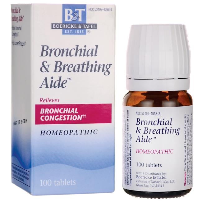 Boericke & Tafel Bronchial Breathing Aide 100 Tabs Respiratory Health