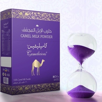 Dubai Camelicious milk powder, sugar-free high calcium 500 grams, rich in vitamin C iron and vitamin B, strong bones and bones