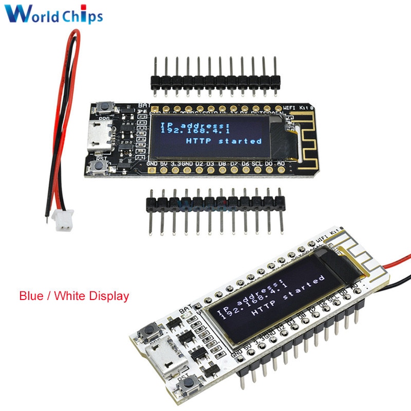 ESP8266 WIFI Chip 0.91 inch OLED CP2014 32Mb Flash ESP 8266 Module Internet of things Board PCB for NodeMcu for Arduino IOT