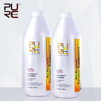 Hair treatment 12% formalin new arrived hair straightener brazilian keratin 1000ml x 2 bottles hair care products free shipping