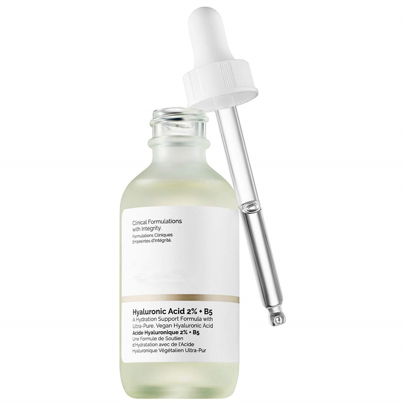 Hyaluronic Acid 2% + B5 30ml Ordinary Multiple Hydration Rich In Hyaluronic Acid And Vitamin B5 Smooth Skin Mild No Irritation