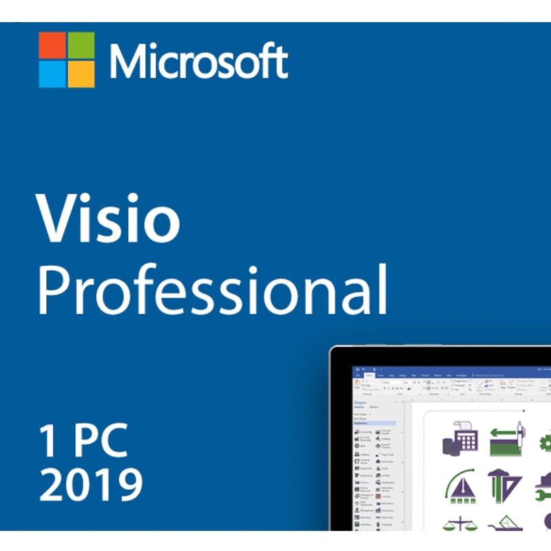 Microsoft Visio 2019 Professional Digital Licence