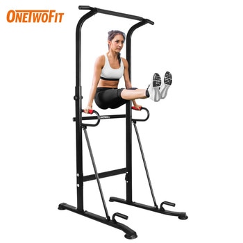 ONETWOFIT Multifuncional Pull Up Bar Power Tower Home Gym Equipment Abdominal Muscle Trainer Workout Indoor Fitness Equip Sport