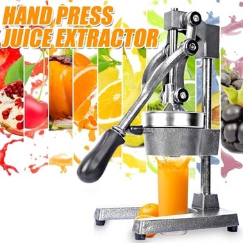 Stainless Steel Hand Press Fruits Squeezer Orange Lemon Juicer Lemon Fruit Pressing Machine Press Juicer Home commercial
