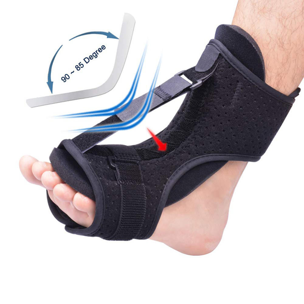 Toe valgus Adjustable Plantar Fasciitis Night Foot Splint Drop Orthotic Brace Elastic Dorsal Night Splint