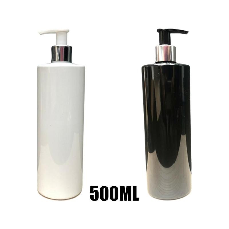 500ml Liquid Soap Bottle Shampoo Bottle Lotion Pump Gel Bottle Holder bottle cleanser Container Shower Empty M1A4