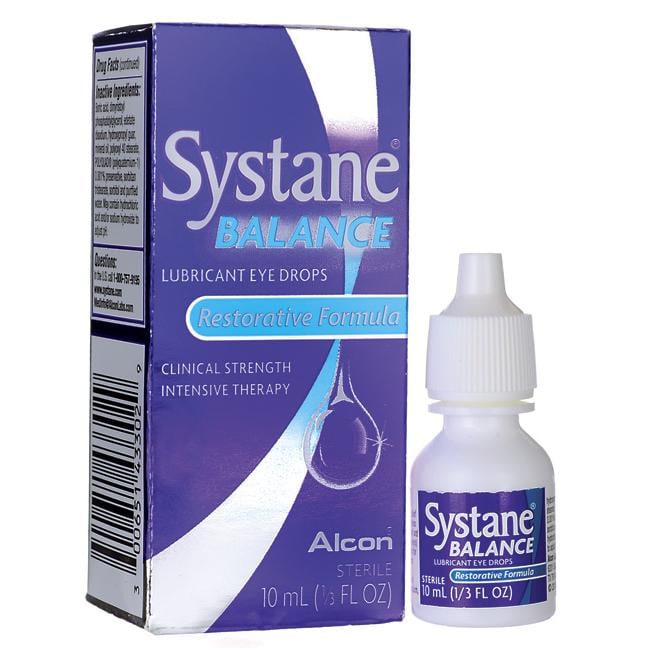 Alcon Systane Balance Lubricant Eye Drops - Restorative Formula 0.33 fl oz Liquid Vision Health