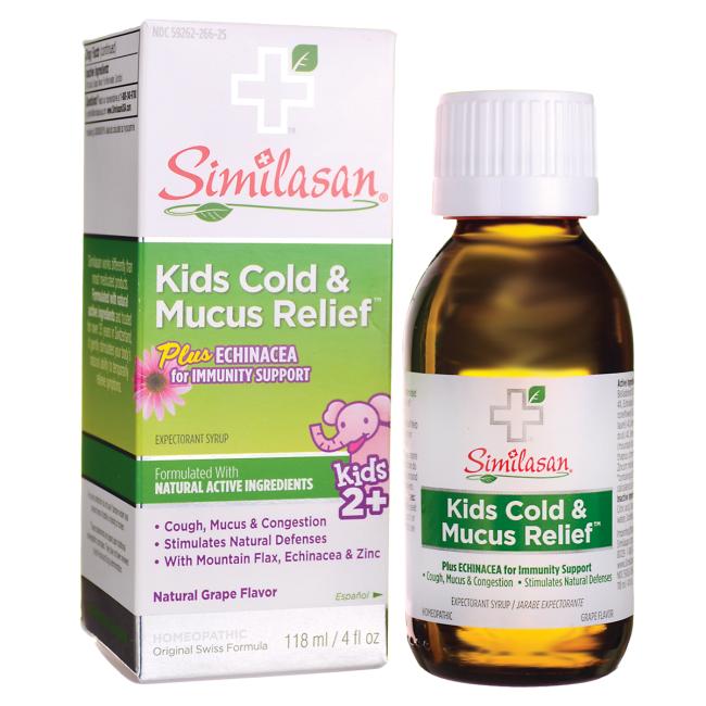 Similasan Kids Cold & Mucus Relief - Grape 4 fl oz Liquid Cold and Flu